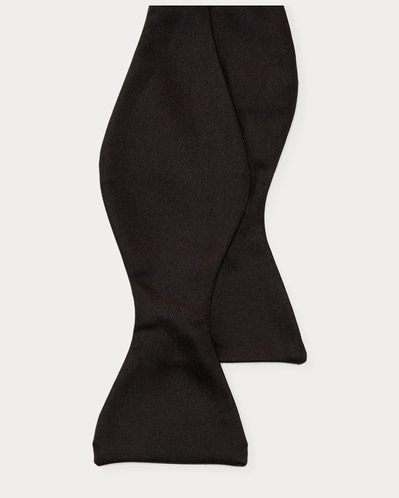 Ralph Lauren Fliege aus Seidensatin Black