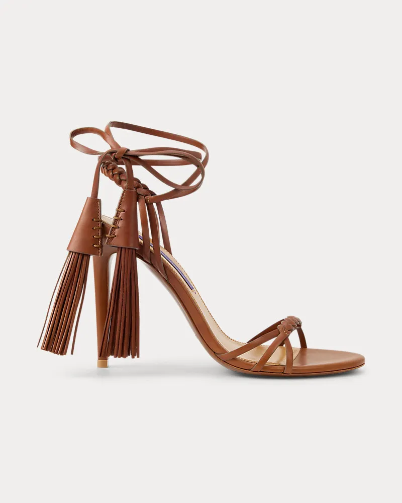 Ralph Lauren Polierte Sandale Alexandrea Brown