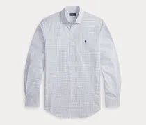 Custom-Fit Karo-Popelinehemd