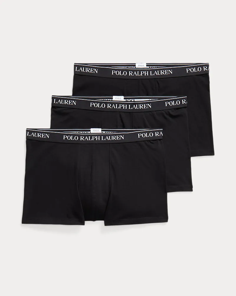 Ralph Lauren Große Größen - 3er-Pack klassische Boxer Briefs Black