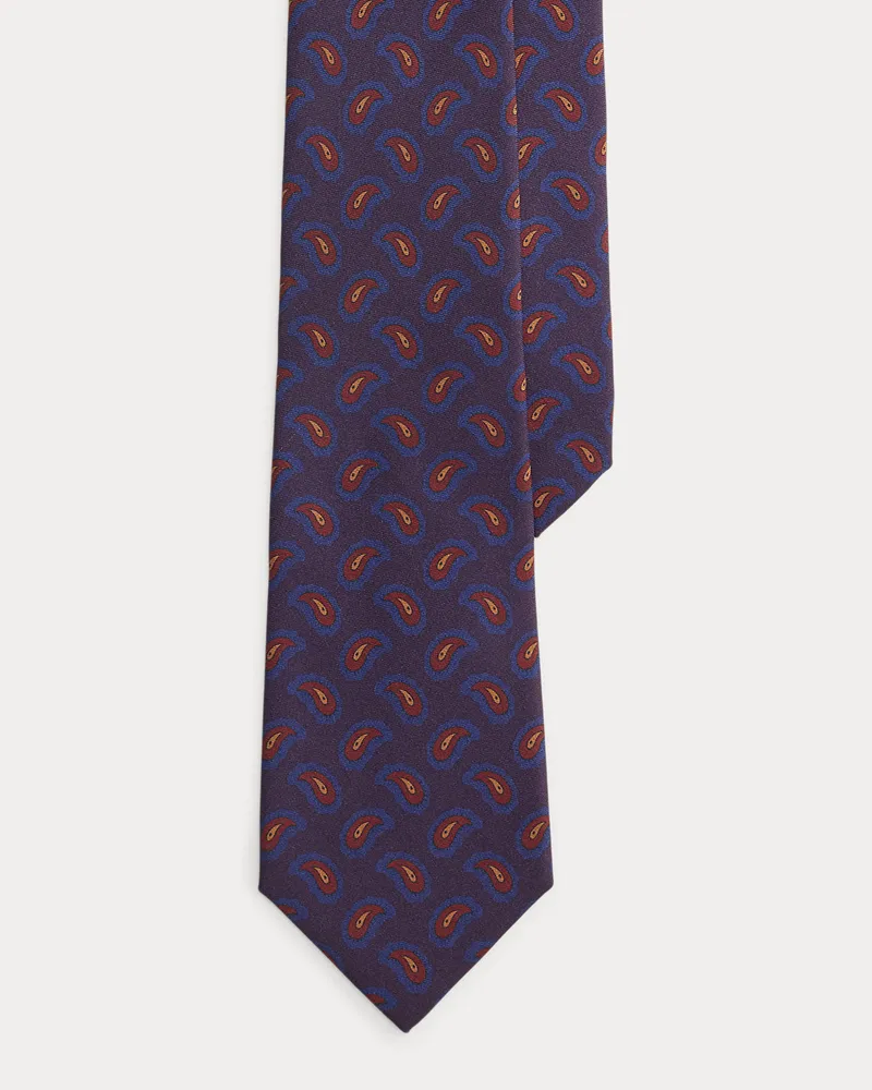 Ralph Lauren Tannen-Krawatte aus Seidentwill Purple