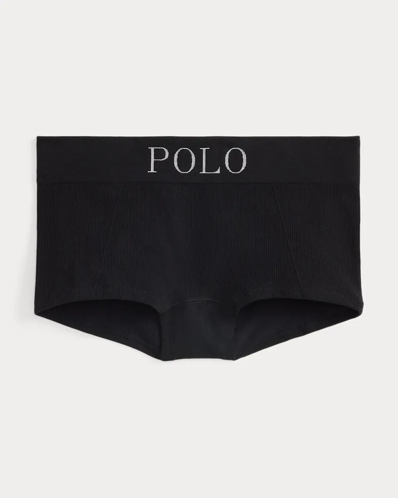 Ralph Lauren Logo-Shorts mit mittlerer Leibhöhe Black
