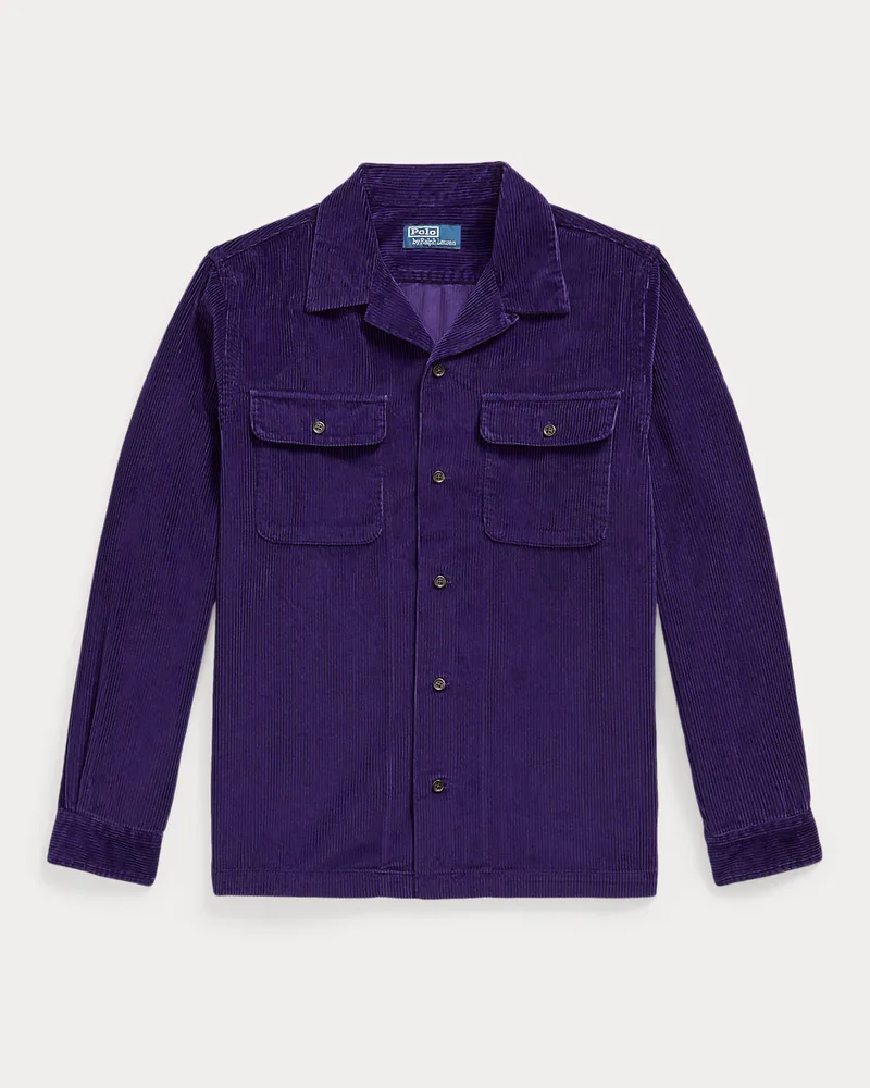 Ralph Lauren Classic-Fit Kordsamthemd Purple