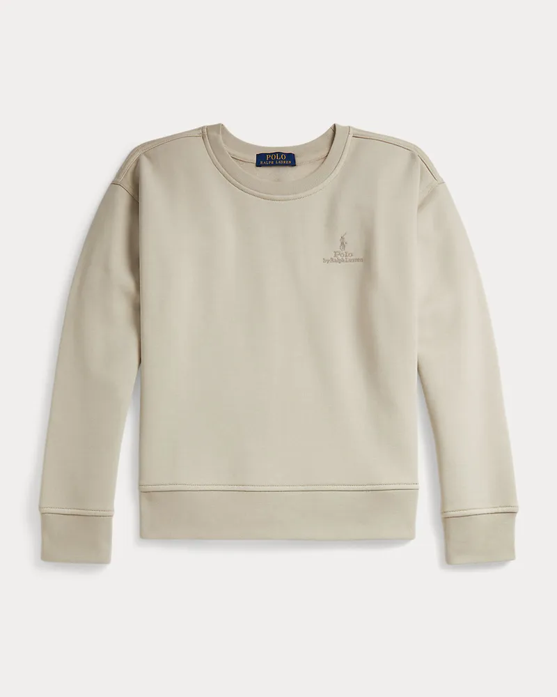 Ralph Lauren Fleece-Sweatshirt mit Logo im Big-Fit Tan
