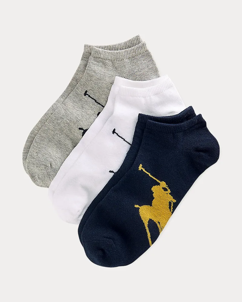 Ralph Lauren 3-er Pack Socken mit Big Pony Multi