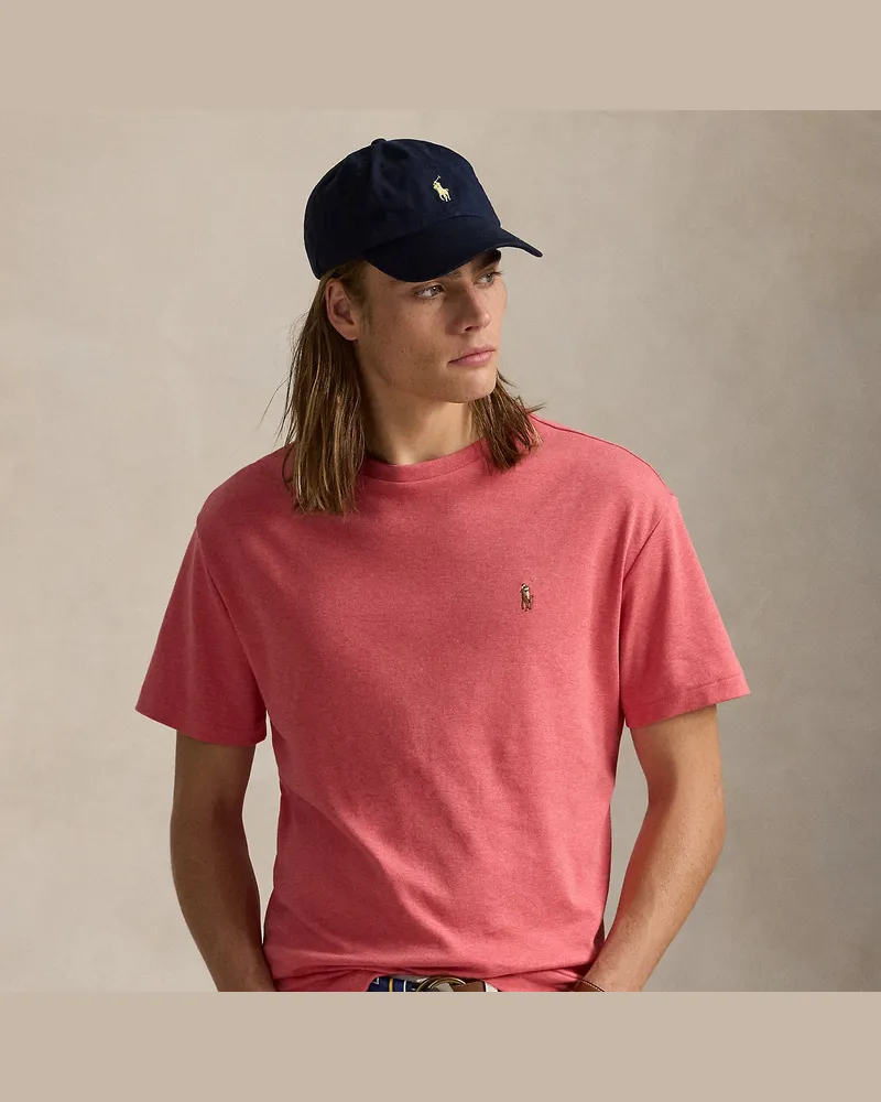 Ralph Lauren Weiches Custom-Slim-Fit T-Shirt Pink