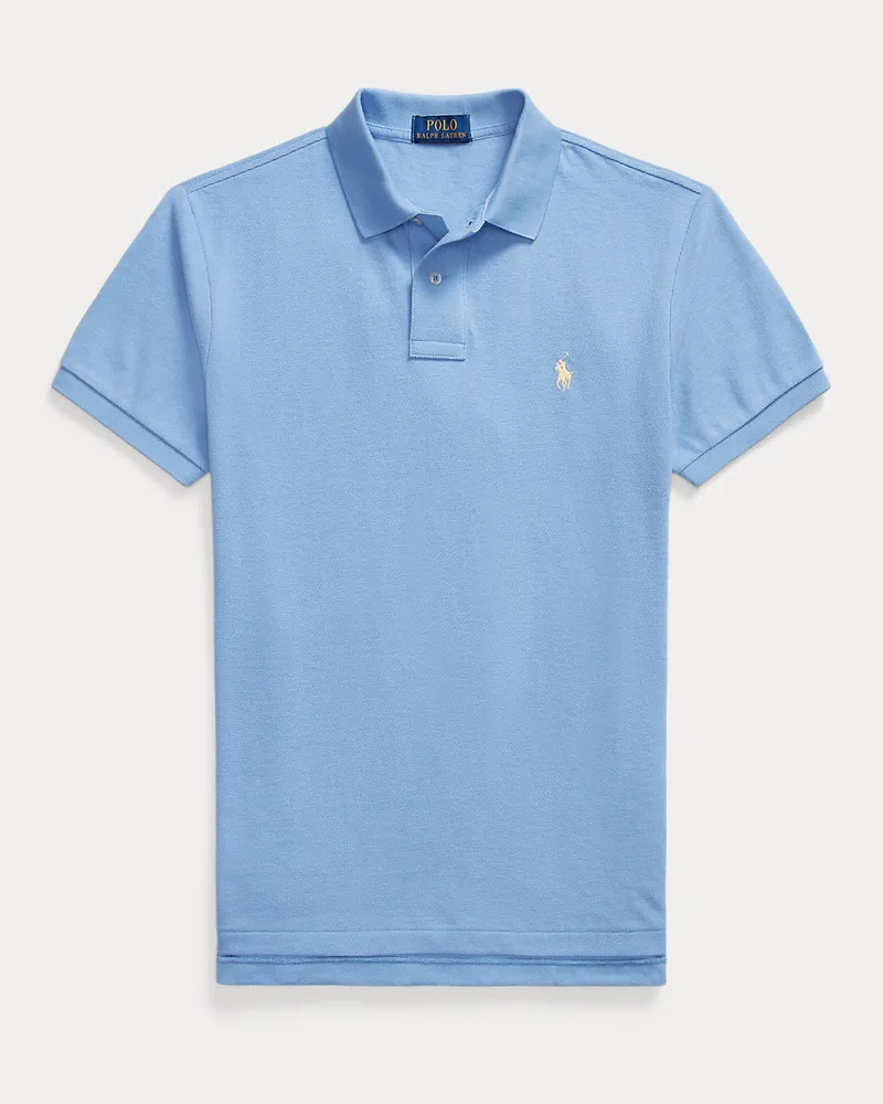Ralph Lauren Slim-Fit Poloshirt aus Piqué Blue
