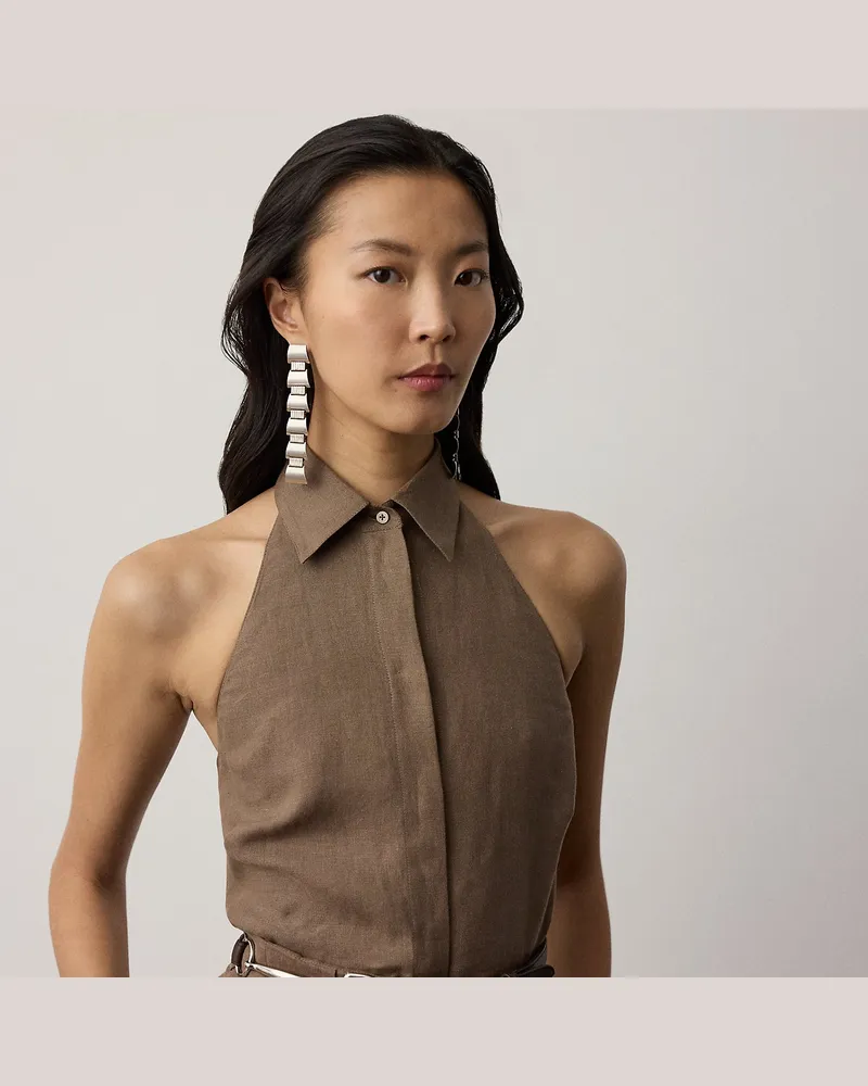 Ralph Lauren Oberteil Eldred aus Leinen Brown
