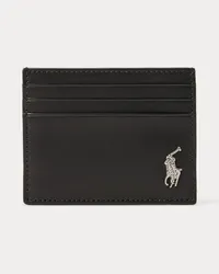 Ralph Lauren Kartenetui Wimbledon aus Leder Black