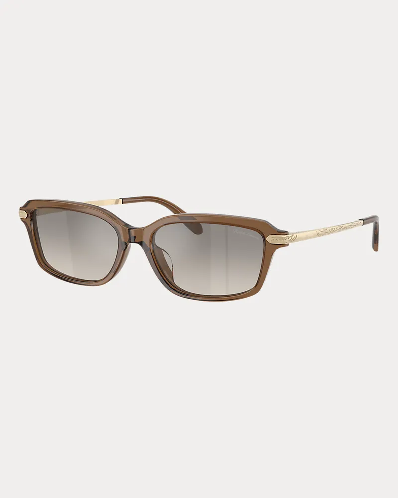 Ralph Lauren Rechteckige Sonnenbrille Stirrup Multi