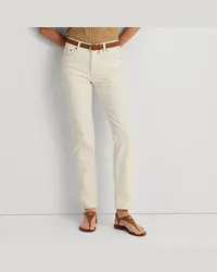 Ralph Lauren Straight-Fit Jeans in Knöchellänge Cream