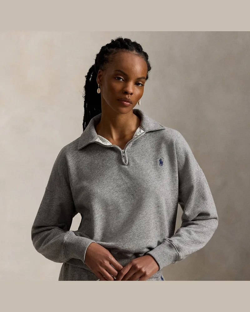 Ralph Lauren Leichtes Sweatshirt aus Fleece Grey