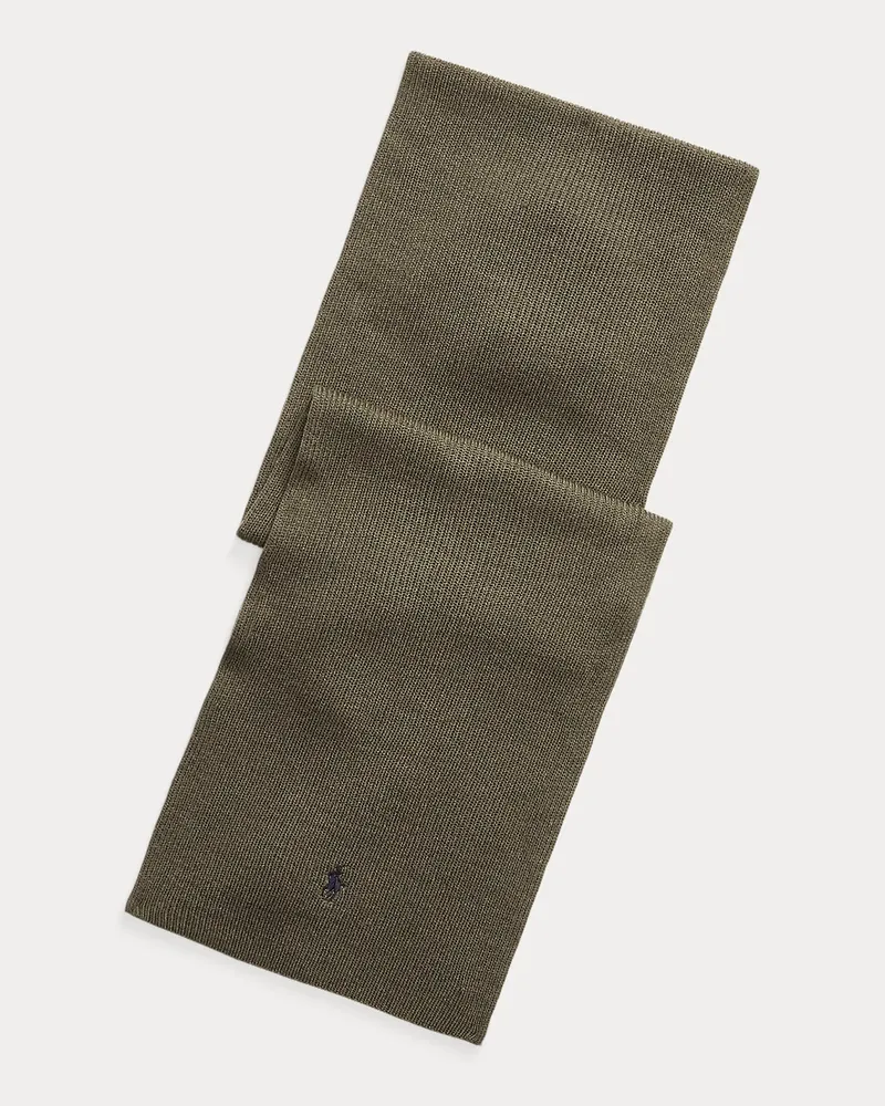Ralph Lauren Wollschal mit Pony Green