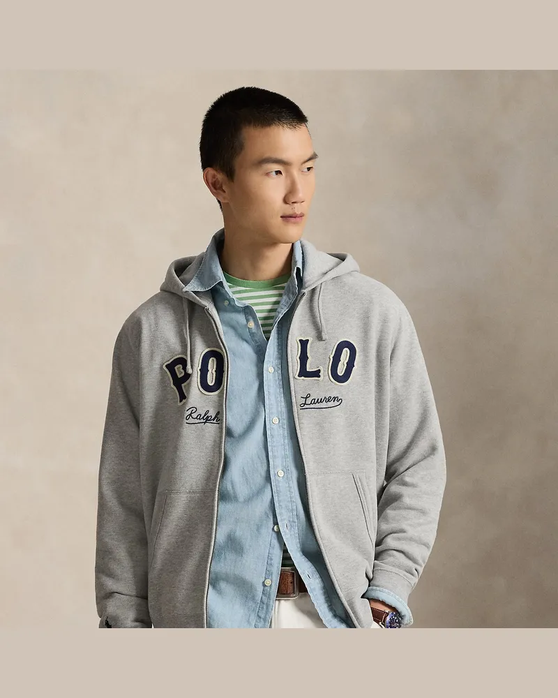 Ralph Lauren Kapuzenshirt „RL“ mit Western-Logo Grey