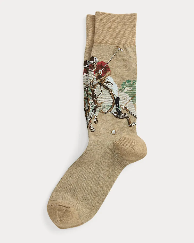 Ralph Lauren Anzugsocken im Reiterstil Blue