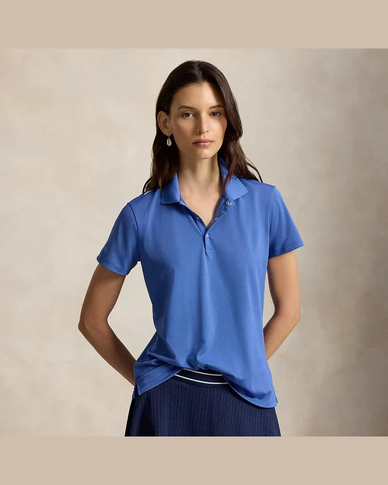 Ralph Lauren Tailored-Fit Poloshirt aus Piqué Blue