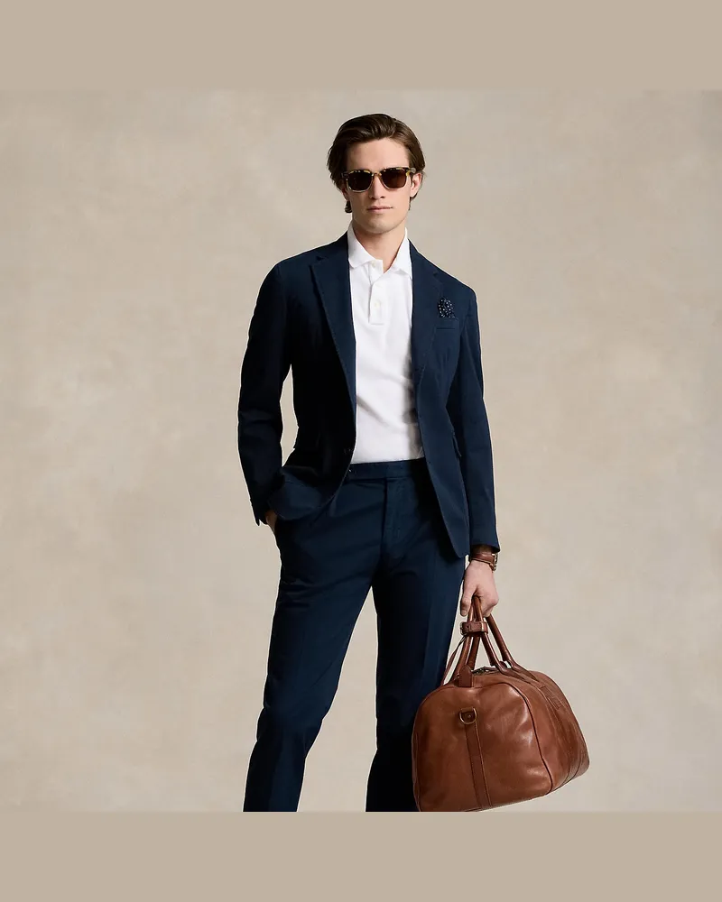 Ralph Lauren Anzughose aus Stretchchino Blue