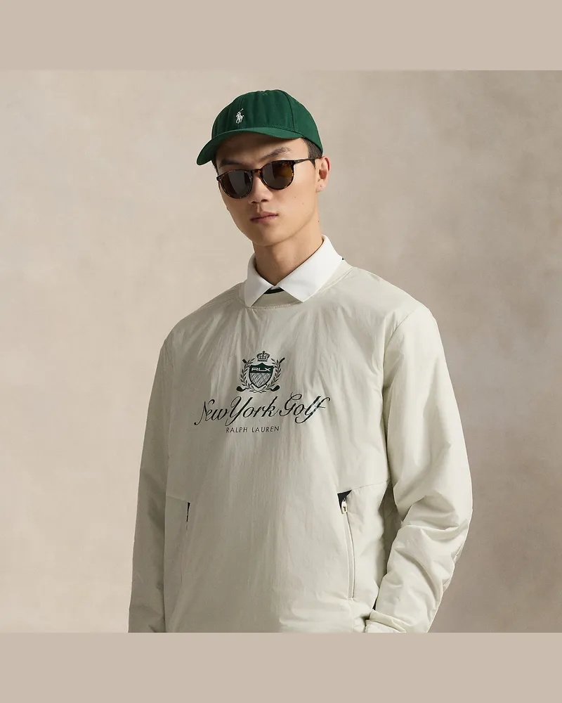 Ralph Lauren Stretch-Hybrid-Pullover mit Grafik White