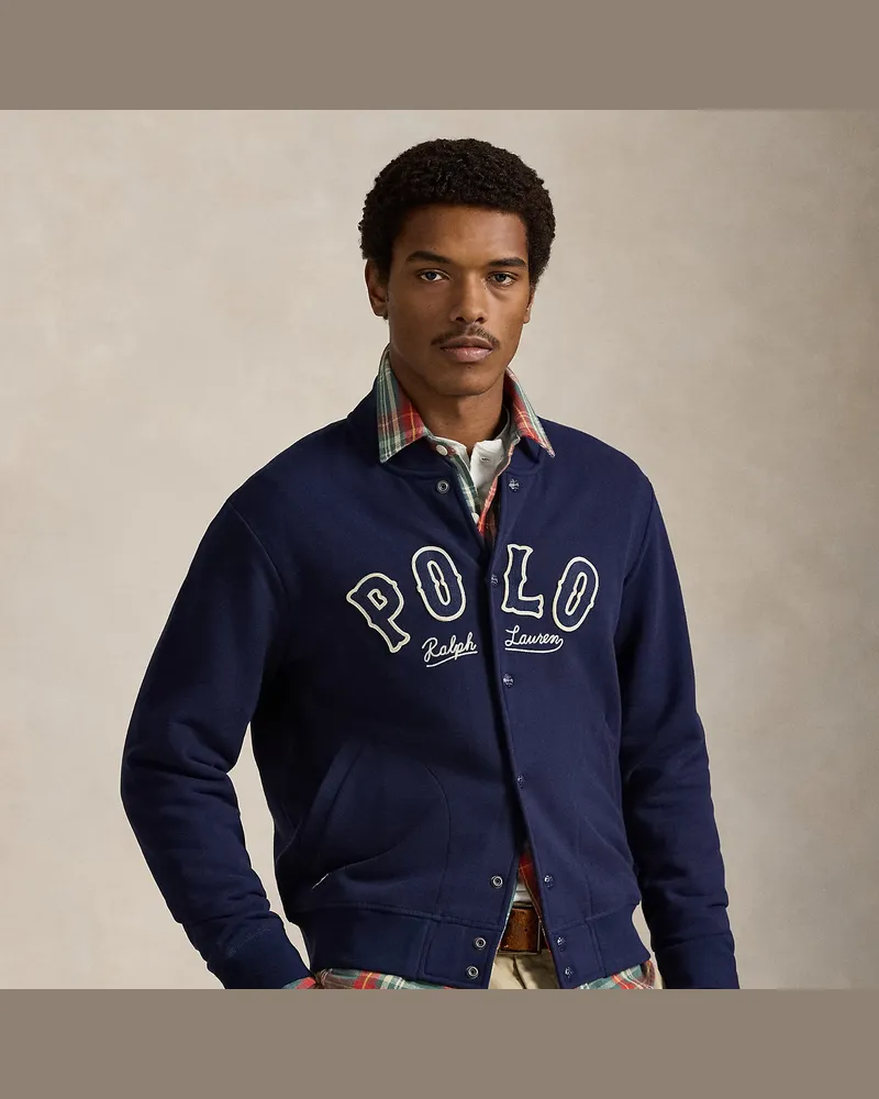 Ralph Lauren Fleecejacke RL mit Western-Logo Blue