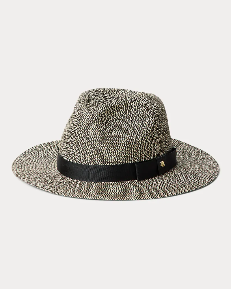Ralph Lauren Verstaubarer Fedora aus Stroh Natural