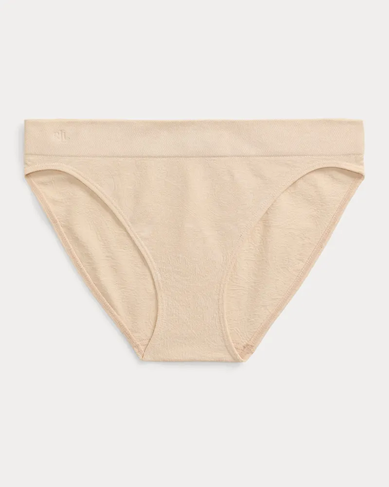 Ralph Lauren Bikini-Slip aus Jersey mit Paisley-Motiv Natural