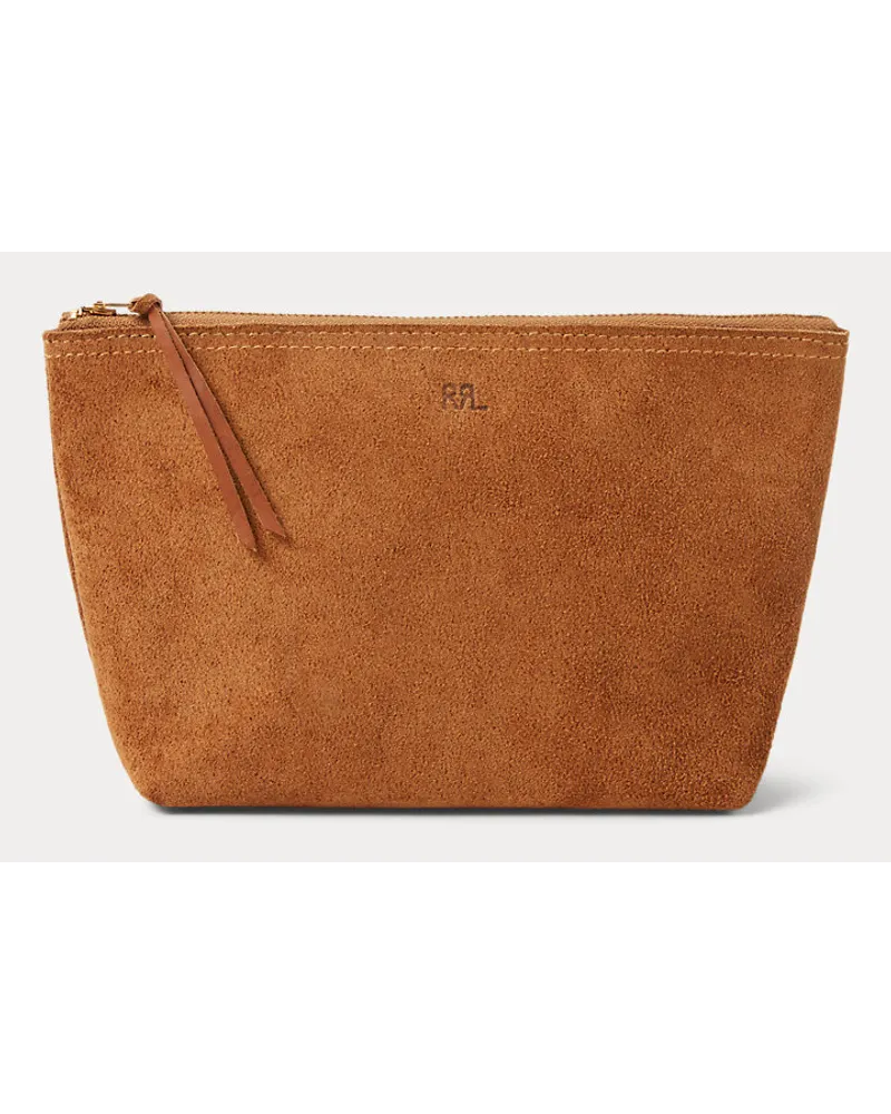 Ralph Lauren Pochette aus Rauwildleder Brown