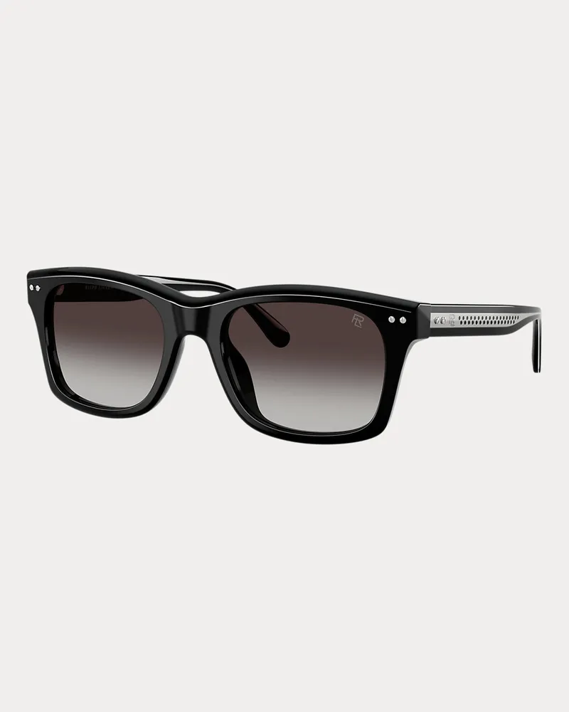 Ralph Lauren Eckige Sonnenbrille Automotive Black