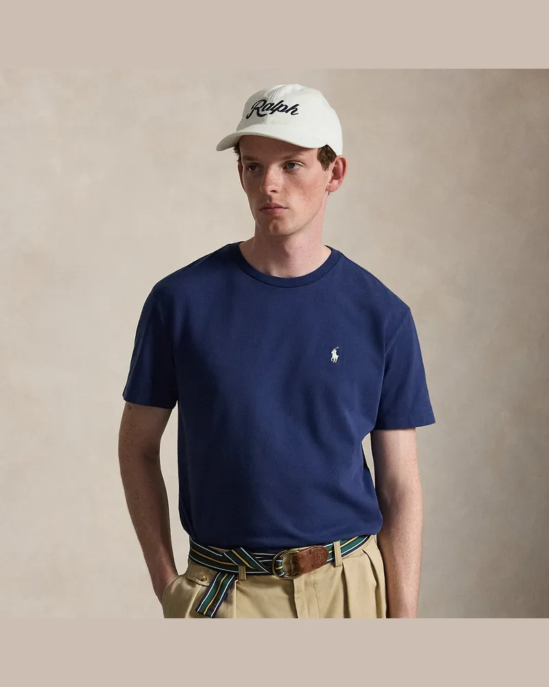 Ralph Lauren Classic-Fit T-Shirt aus Jersey Blue