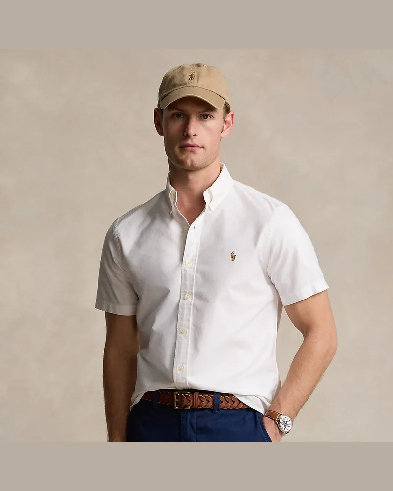 Ralph Lauren Custom-Fit Oxfordhemd White