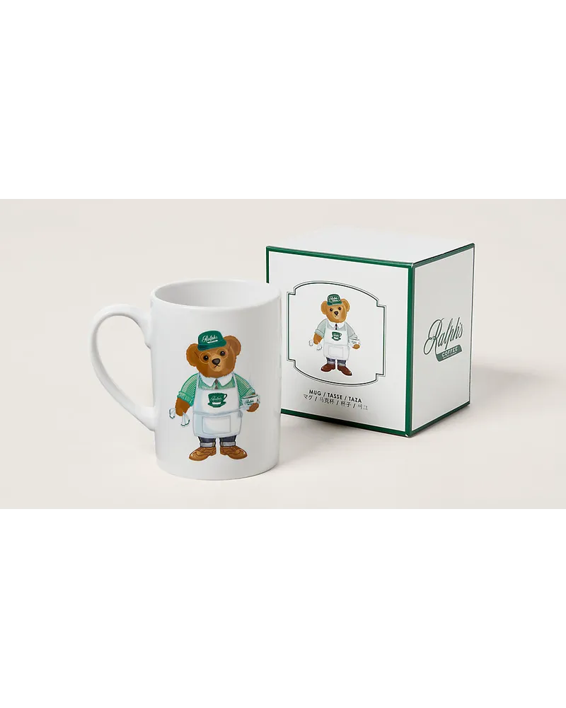 Ralph Lauren Home Tasse ’s Coffee mit Polo Bear Red