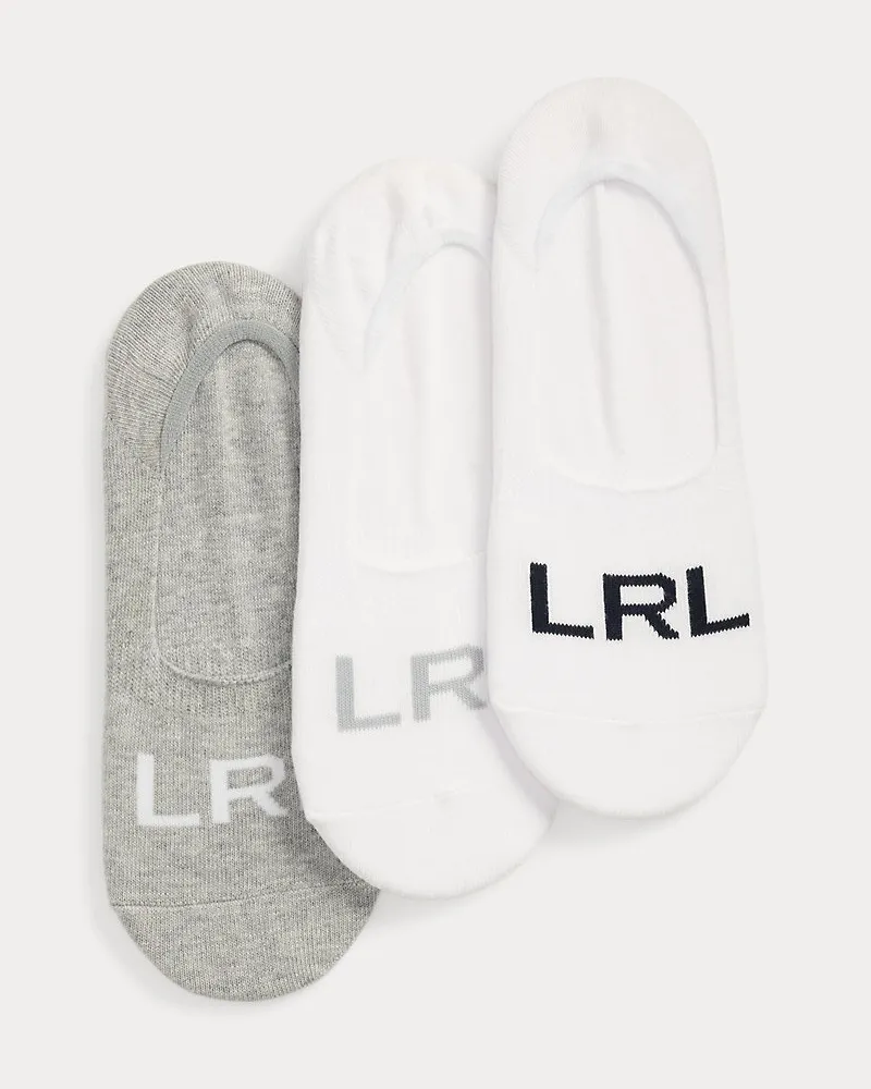 Ralph Lauren 3er-Pack Füßlinge mit Logo White