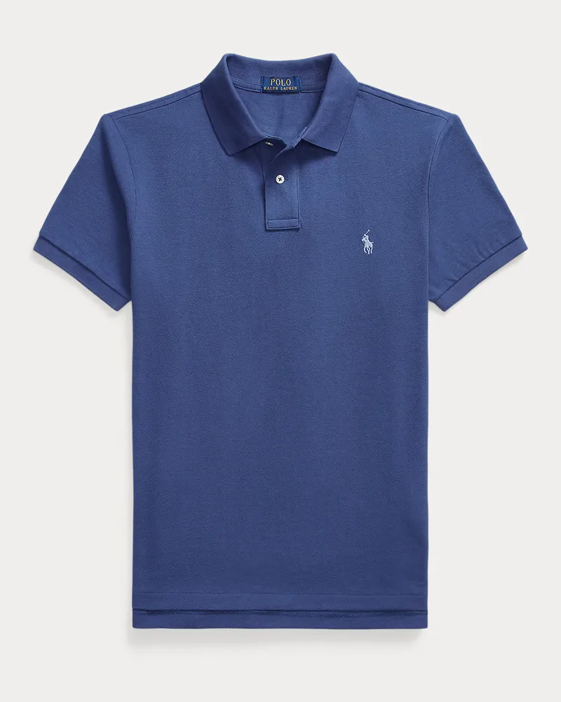 Ralph Lauren Slim-Fit Poloshirt aus Piqué Blue