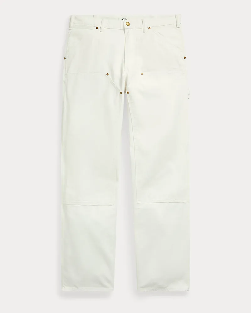 Ralph Lauren Zimmermannshose im Polo-Dungaree-Fit White