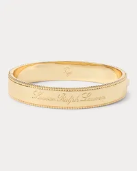 Ralph Lauren Vergoldeter Armreif mit Logoschriftzug Gold