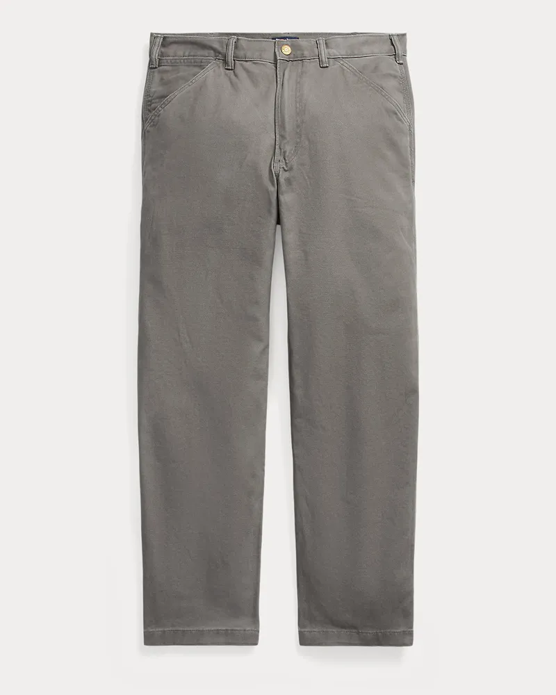 Ralph Lauren Segeltuch-Hose im Polo-Dungaree-Fit Grey