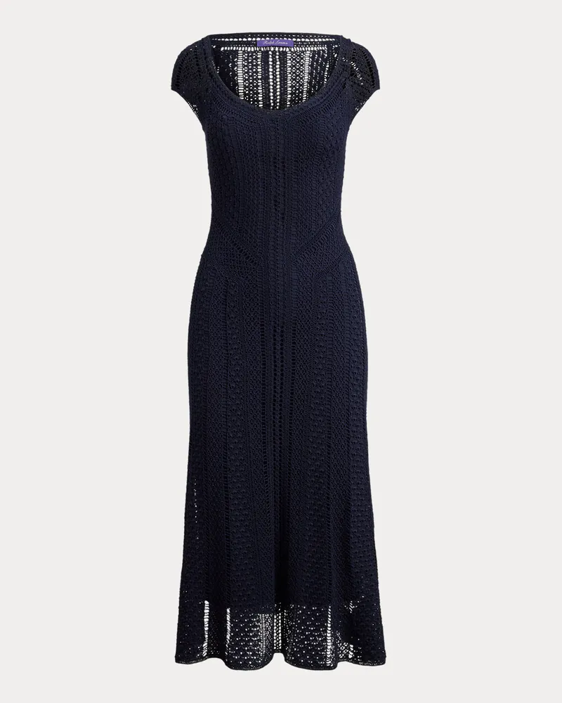 Ralph Lauren Handgehäkeltes Tageskleid Crosley Blue
