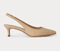 Bast-Pumps Lolah II mit Fersenriemchen