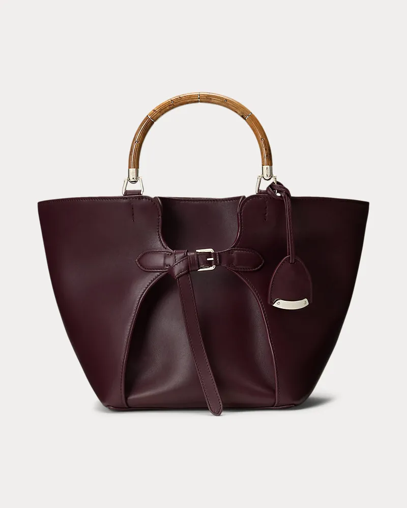 Ralph Lauren Die Tragetasche  Ralph Lauren aus Kalbsleder Red