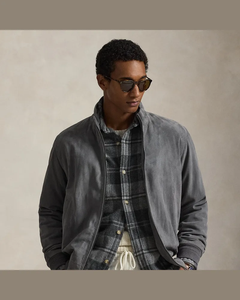 Ralph Lauren Die Wildlederjacke Charleton Grey