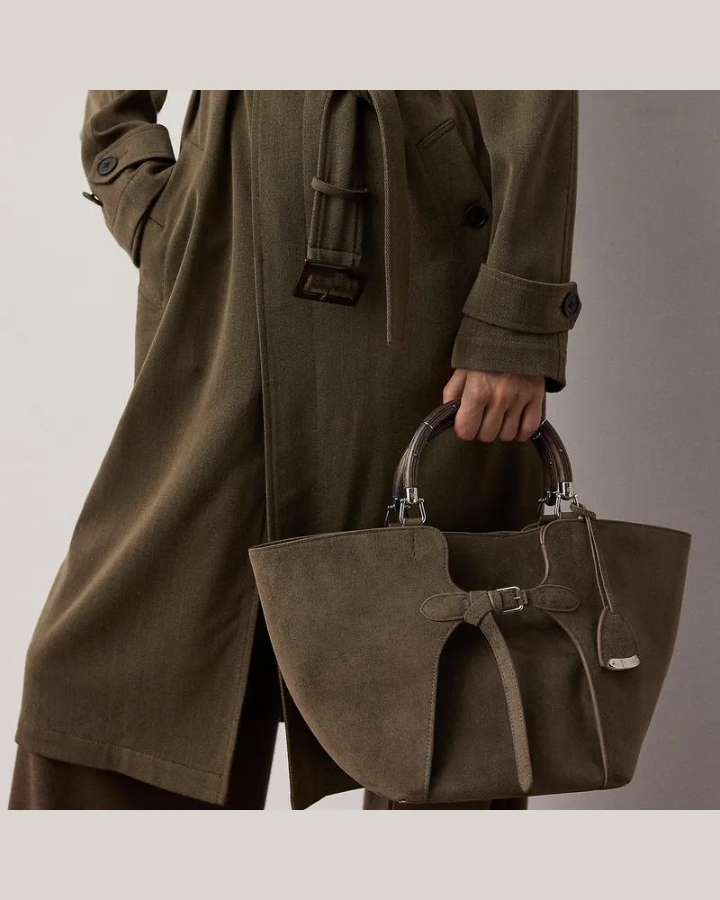 Ralph Lauren Die Tragetasche  Ralph Lauren aus Kalbswildleder Brown