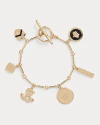 Ralph Lauren Vergoldetes Armband mit Anhängern Gold