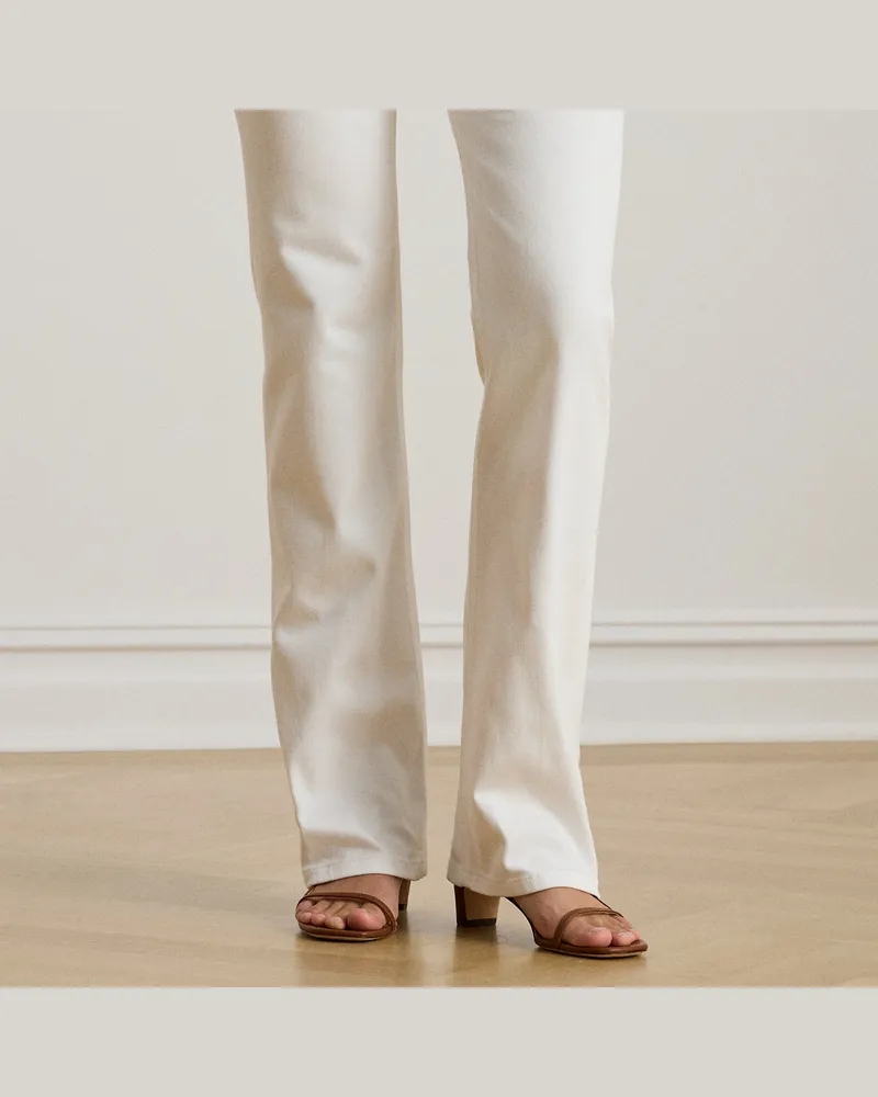 Ralph Lauren Straight-Fit Jeans mit hoher Leibhöhe Blue