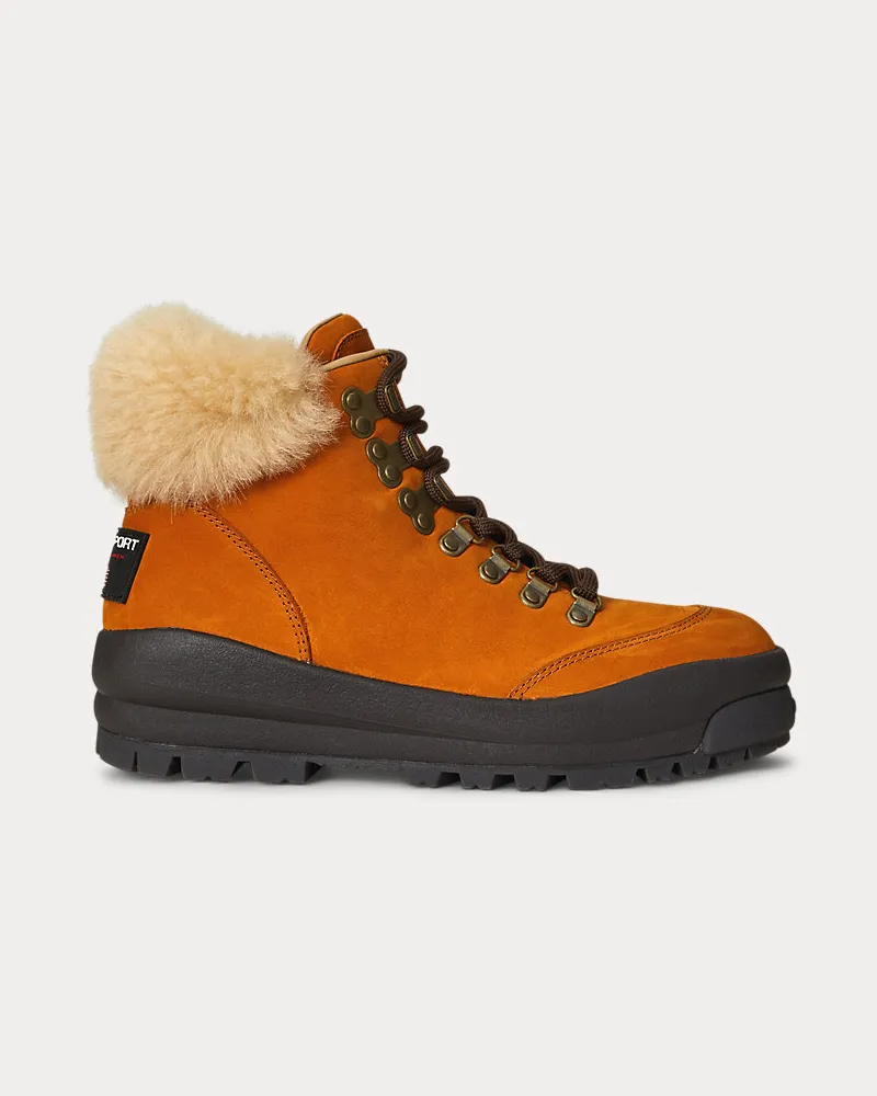 Ralph Lauren Wanderstiefel Polo Sport aus Wildleder Brown