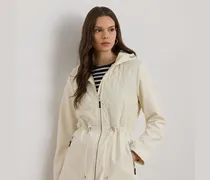 Kapuzen-Steppjacke mit Schornsteinkragen