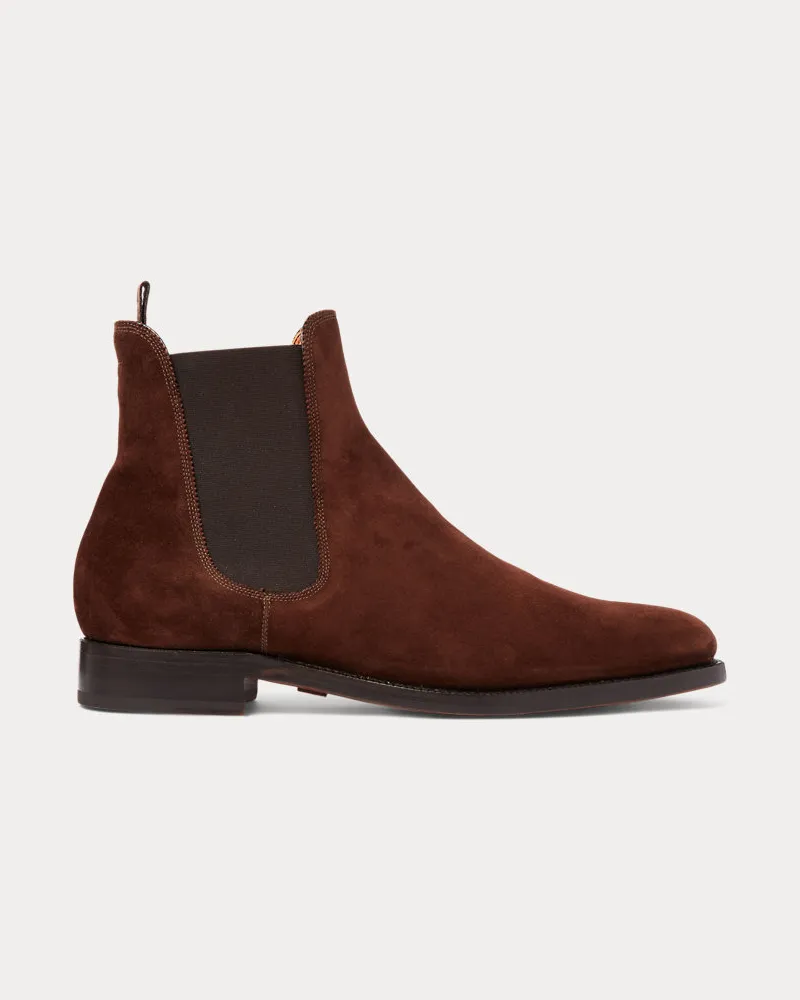Ralph Lauren Stiefel Penfield aus Kalbswildleder Brown