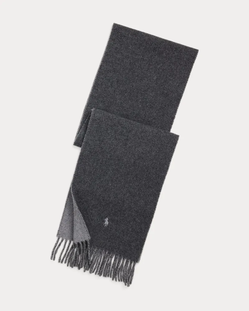 Ralph Lauren Wendbarer Schal aus Wollmischung Grey