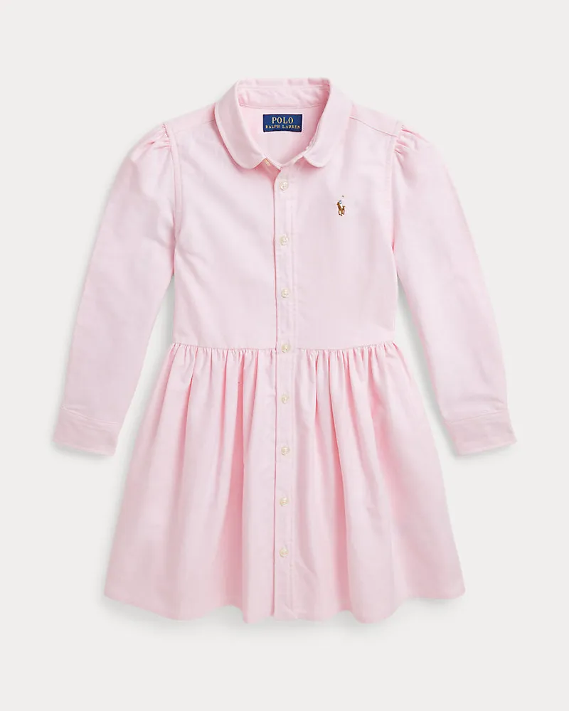 Ralph Lauren Hemdkleid aus Baumwolloxford Pink