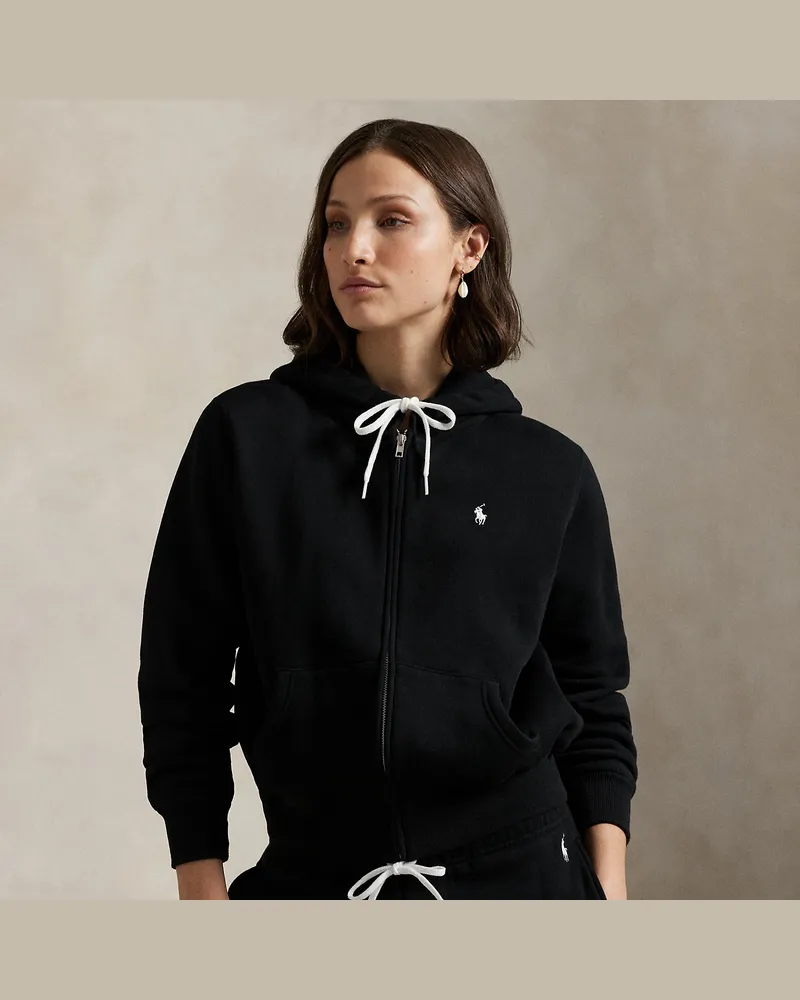 Ralph Lauren Fleece-Kapuzenjacke Black