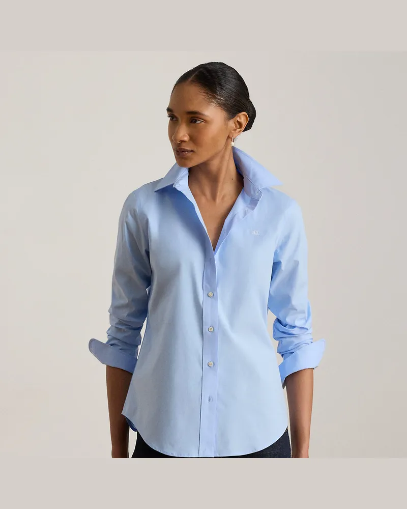 Ralph Lauren Kurzgrößen - Pflegeleichtes Classic-Fit Baumwollhemd Blue