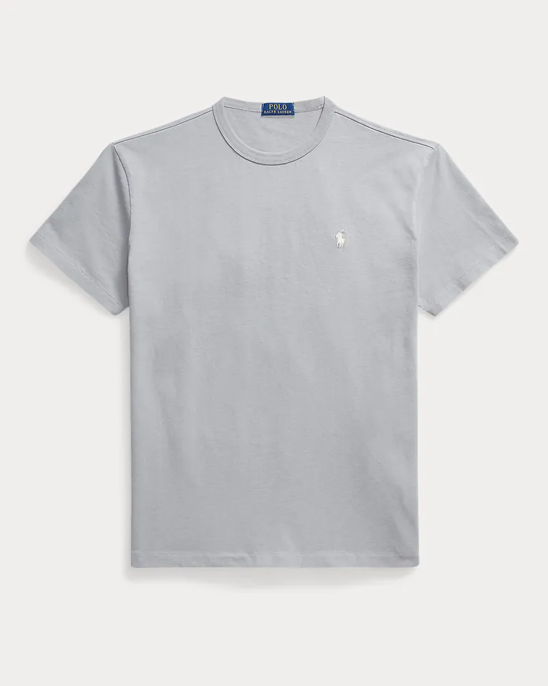 Ralph Lauren Classic-Fit Rundhals-T-Shirt aus Jersey Grey